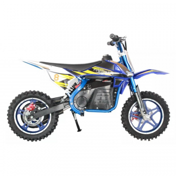 Электромотоцикл GreenCamel Питбайк DB301-LA, 36V 800W R14 синий