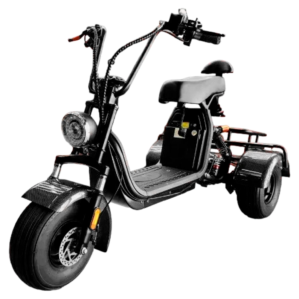 ЭЛЕКТРОСКУТЕР CITYCOCO GT X5 TRIKE 1500W 15AH 48V Карбон ЭЛЕКТРОСКУТЕР CITYCOCO GT X5 TRIKE 1500W 15AH 48V Карбон
