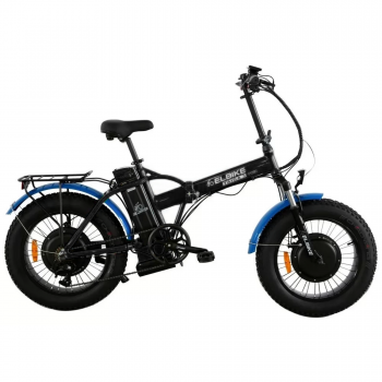 Электровелосипед Elbike Taiga 3 Twix 2000 черно-синий