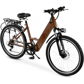 Электровелосипед Unimoto SMART коричневый